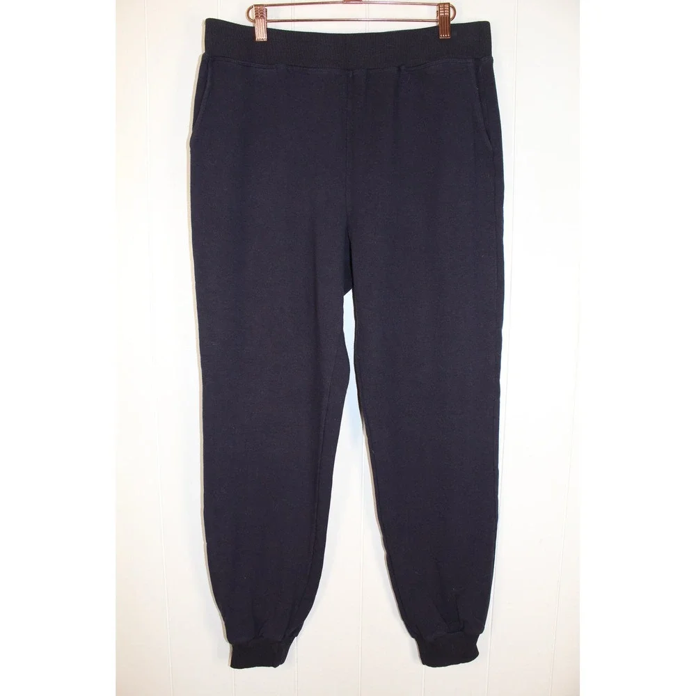 L'AGENCE Moss High Rise Jogger Pants Midnight Navy Blue Size XL